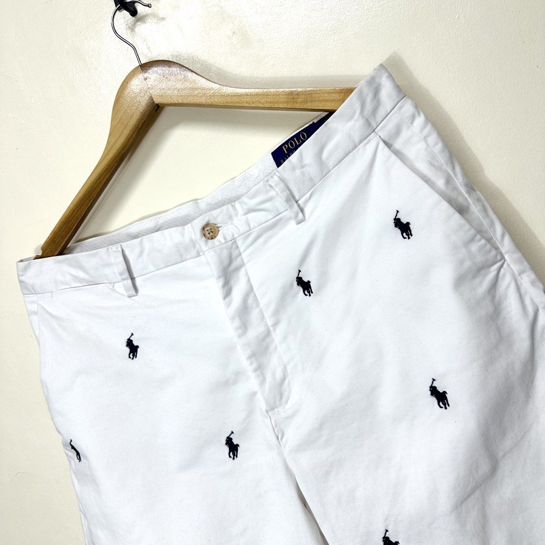 Ralph Lauren Classic Chino shorts (Category: Shorts) located in Manila. Submitted by dane.closet (Listing ID 1465476738, Image 2). Description: Ralph Lauren Classic Chino shorts Size: 33 on tag Dimension: 17.5 width, 20 length Like new condition No flaws at all Authentic/Original Price: 2800 negotiable ✔️COD via Lalamove ✔️Door to door delivery via J&T express ✔️Open for meetups around Makati Area Dm me 💯.