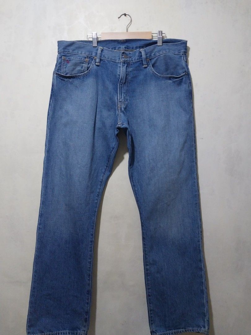 Ralph Lauren denim pants (Category: Jeans) located in Manila. Submitted by PrinceDani.Clothing (Listing ID 1465486682, Image 1). Description: Ralph Lauren denim pants Size 34-36in waist 41in length excellent condition .