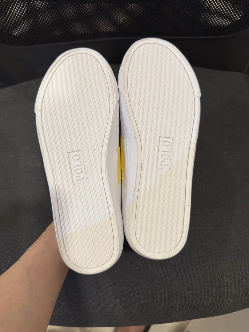 Ralph Lauren Leather White Sneakers, Size 6 (Category: Sneakers) located in Muntinlupa City. Submitted by Preeluhvd (Listing ID 1465480414, Image 2). Description: Yes, this is original POLO Ralph Lauren Sneakers, with box. It’s unused. Size 6. LAST PRICE POSTED .
