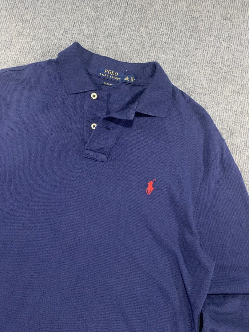 Ralph Lauren Navy Blue Long Sleeve (Category: Tshirts & Polo Shirts ) located in Dumaguete. Submitted by dailywear6200 (Listing ID 1465505946, Image 2). Description: Ralph Lauren Navy Blue Long Sleeve Medium Width 21 Length 28-29.5 Excellent condition Color rate 9.5/10 🏷️750 plus sf.