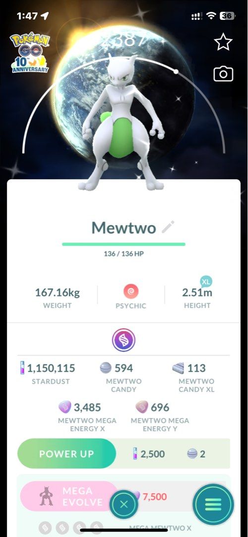 Rare Shiny Mewtwo Background (Category: Nintendo) located in Manila. Submitted by filipinohero (Listing ID 1465541828, Image 1). Description: Price is negotiable I can fly .