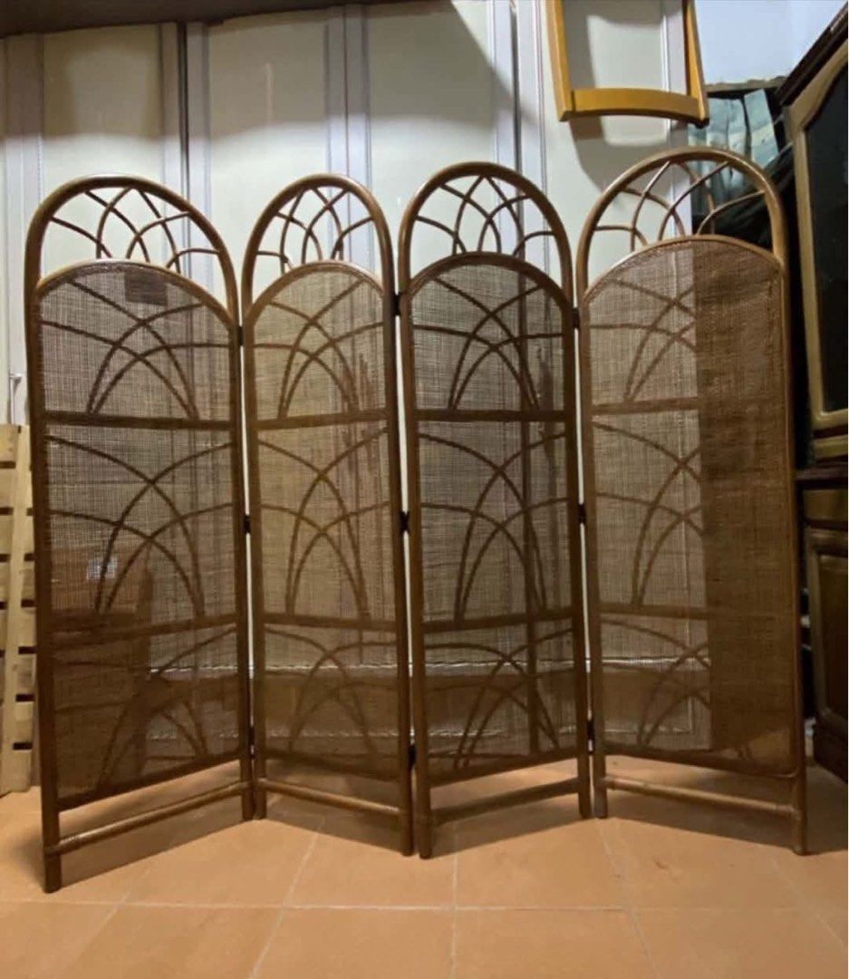 RATTAN PARTITION ‼️ (Category: Announcements) located in Manila. Submitted by nanzkie_2015 (Listing ID 1465575539, Image 1). Description: RATTAN PARTITION: L58 H56 inches *4 panel 🏷️3,500.