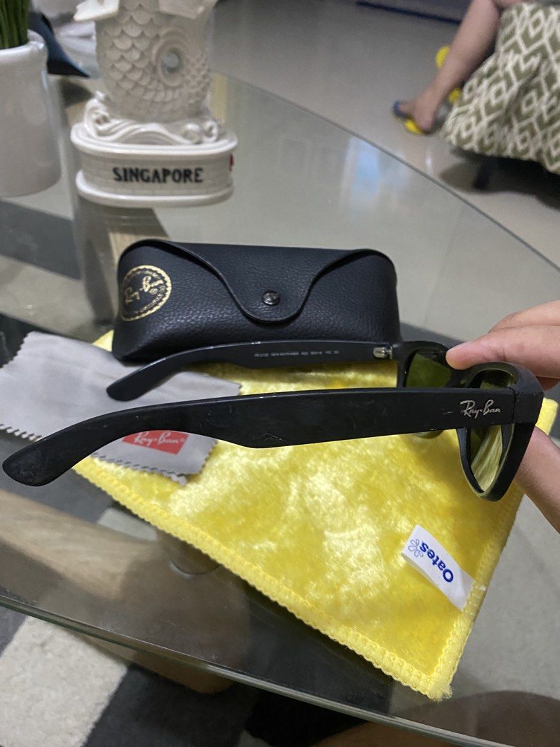 Ray-Ban New Wayfarer (Category: Sunglasses & Eyewear) located in Tarlac. Submitted by nate4stuffs (Listing ID 1465395499, Image 3). Description: bought in usa, used but not abused.