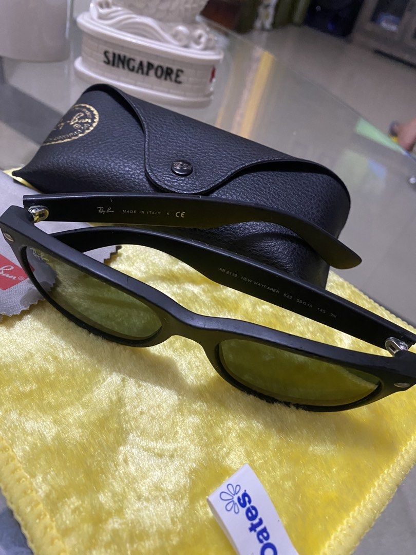 Ray-Ban New Wayfarer (Category: Sunglasses & Eyewear) located in Tarlac. Submitted by nate4stuffs (Listing ID 1465395499, Image 2). Description: bought in usa, used but not abused.