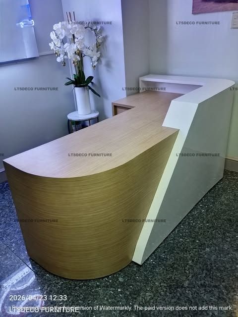 RECEPTION TABLE OFFICE PARTITION OFFICE FURNITURE (Category: Office Furniture & Fixtures) located in Quezon City. Submitted by cherry.ltsdeco (Listing ID 1465392048, Image 3). Description: LTSDECO Home and Office Furniture Trading MANUFACTURER • FABRICATOR • SUPPLIER Looking for office furniture, modular partitions, workstations, or customized furniture? We can help! LTSDECO Home and Office Furniture Trading is a trusted manufacturer, fabricator,