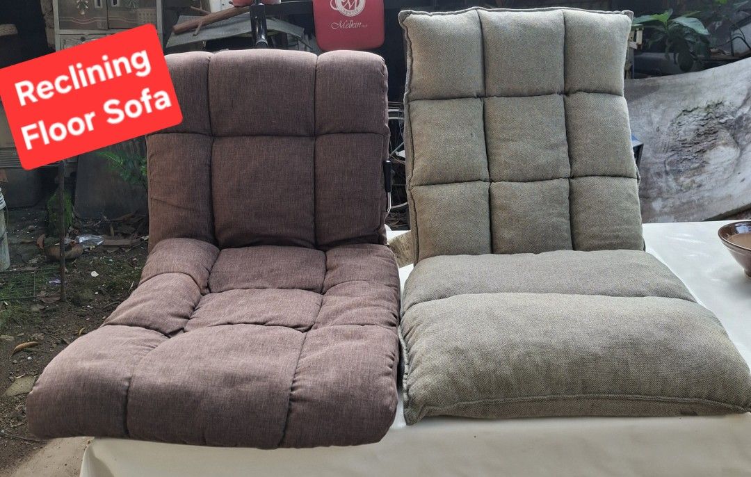 Reclining Floor Chairs(Japan Surplus) (Category: Sofas) located in Pasig City. Submitted by mcjapansurplus (Listing ID 1465479068, Image 2). Description: Japan Surplus Brown-length 47 inches P1 Lighter shade-43 inches.