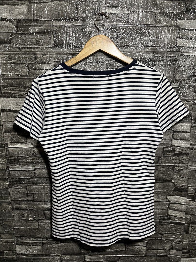 Red Valentino Stripe Shirt (Category: Luxury Apparel) located in Manila. Submitted by flex_curation (Listing ID 1465405376, Image 3). Description: 19x23 IN VERY GOOD CONDITION BACOOR CAVITE LOC.