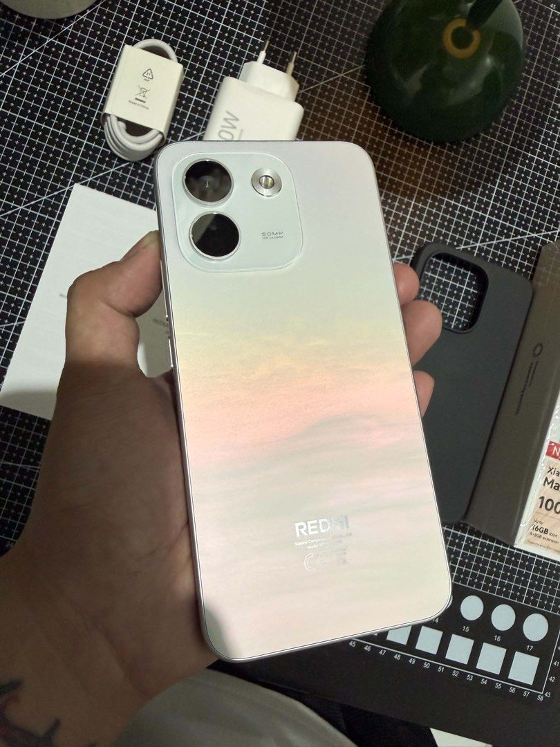 Redmi Note 17 Pro Max (Category: Xiaomi) located in San Juan City. Submitted by leav.sells (Listing ID 1465481500, Image 1). Description: FOR SALE | Redmi Note 17 Pro Max BASA MUNA BAGO TANONG. Color: Cloud Blush 16GB RAM + 256GB ROM Good as new! Opened in September solely for an unboxing video. Only 1 battery cycle count and never used after filming. * Cloud Blush color * 16GB RAM + 256GB ROM * Complete with original box * Original charger (neve