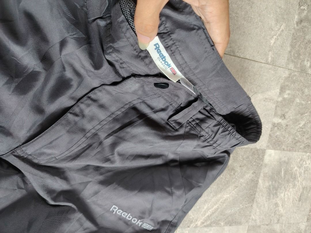 Reebok Grey Track Pants With Zips (Category: Joggers) located in Dasmarinas. Submitted by clydegallo40531 (Listing ID 1465421154, Image 2). Description: reebok track pants 34 waist line 40 length 11 leg hole authentic no issue 250 free ship.