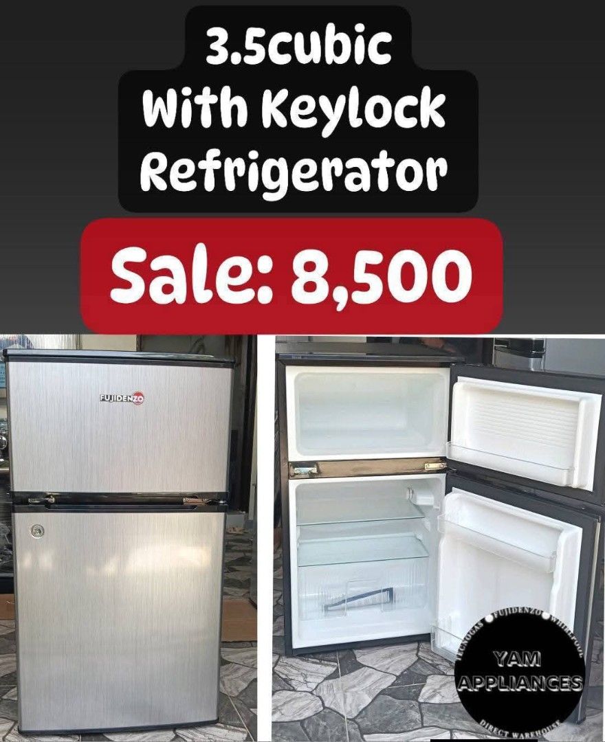Refrigerator Fujidenzo Brand (Category: Refrigerators and Freezers) located in Caloocan City. Submitted by yam_appliances (Listing ID 1465559540, Image 2). Description: refrigerator fujidenzo Brand brandnew mallpullout with warranty cod payment.