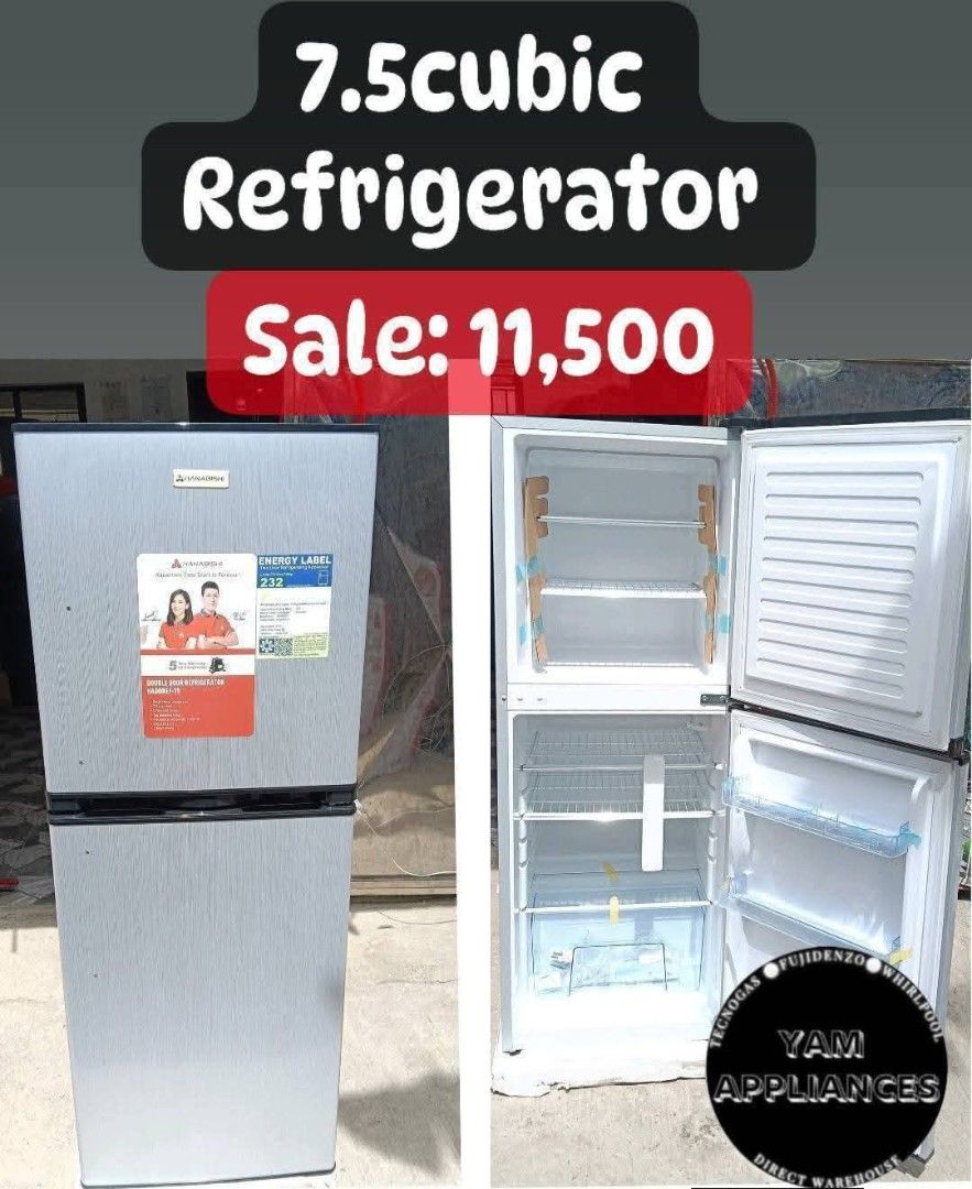 Refrigerator Hanabishi (Category: Refrigerators and Freezers) located in Caloocan City. Submitted by yam_appliances (Listing ID 1465559877, Image 2). Description: refrigerator hanabishi brand brandnew mallpullout with 3months warranty cod payment.