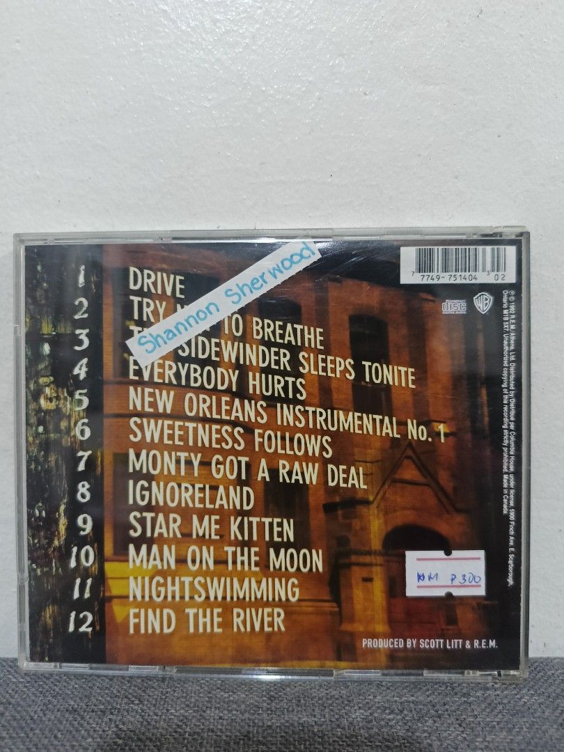 R.E.M - Automatic for the people (Category: CDs & DVDs) located in Cavite. Submitted by bodega_ni_kiks11 (Listing ID 1465451353, Image 2). Description: .