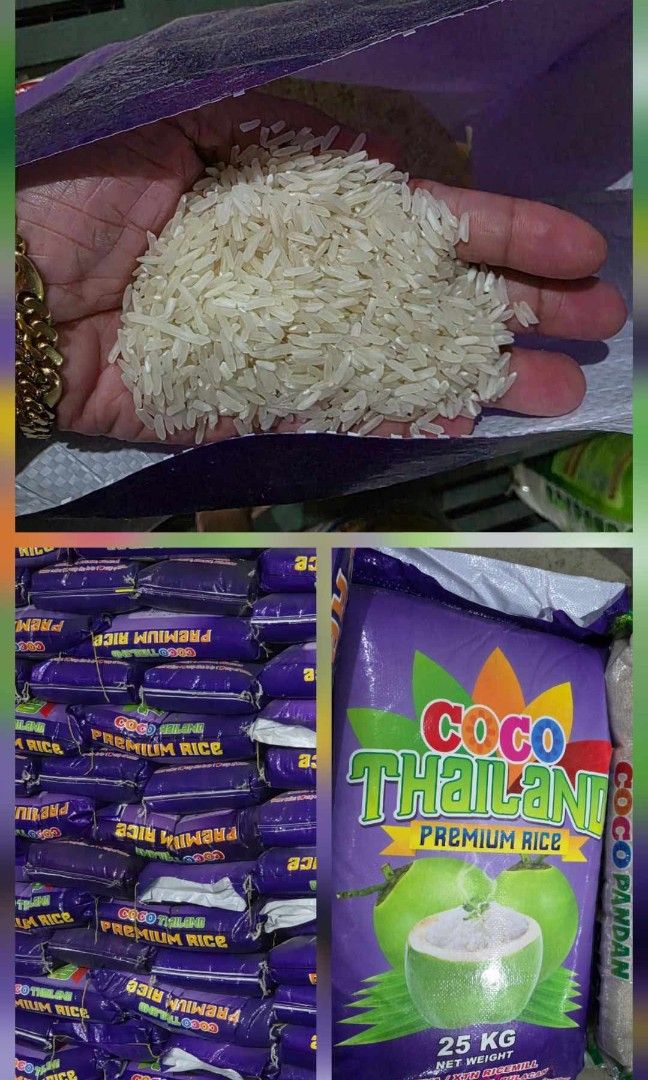 Rice (Category: Rice & Noodles) located in Manila. Submitted by dolorchris69891 (Listing ID 1465437663, Image 3). Description: 🌾🍚 RICE RICE 🍚🌾 -9/5/26- 🌾1700php Coco Pandan 🌾1650php Coco Japonica 🌾1450php Coco Thailand 🌾1550php Jasmine Yellow (last 1) 🌾1550php Buko Pandan 🌾1550php Star Buko Pandan 🌾1550php Gold star 🌾1550php Pegasus Denurado 🌾1550php Boy Kanin 🌾1550php Green Mango.