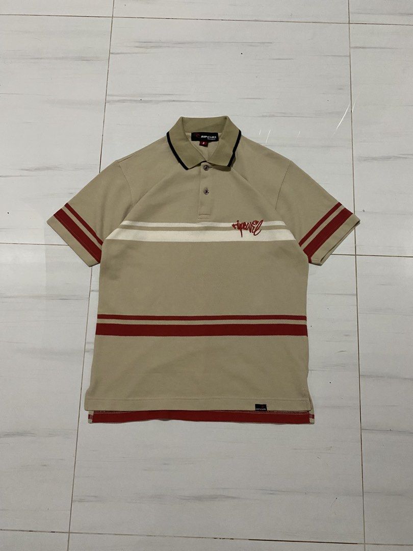 RipCurl Striped polo shirt (Category: Tshirts & Polo Shirts ) located in Manila. Submitted by morsgotthrift (Listing ID 1465517868, Image 1). Description: RipCurl Striped Polo shirt embroidered Authentic Size S on tag Width - 20 Length - 27 Excellent Condition (like new) No issue 480+sf.