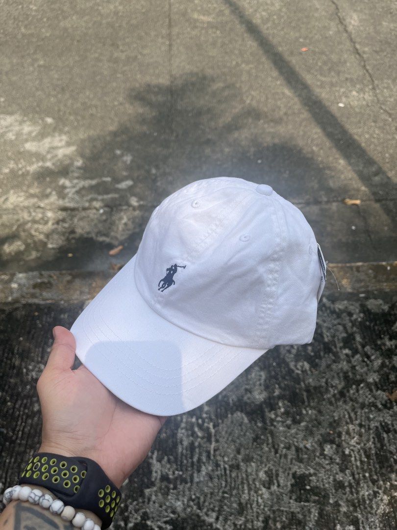 RL POLO (Category: Caps & Hats) located in Manila. Submitted by mavixcollection (Listing ID 1465500143, Image 1). Description: AVAILABLE ❗️Brand New Item : RL POLO small pony WHITE SALE Price❗️ : ₱999 add 100 for shipping and handling via J&T Before : ₱2,500 ❌ Size: OSFA / Adjustable Bnew - never worn Swipe for more details➡️ Color may vary due to lighting 💡 NO COD ❎ Payment : Gotyme & Gcash 💳 No refunds, No return, No exchange ❎ Secured packag