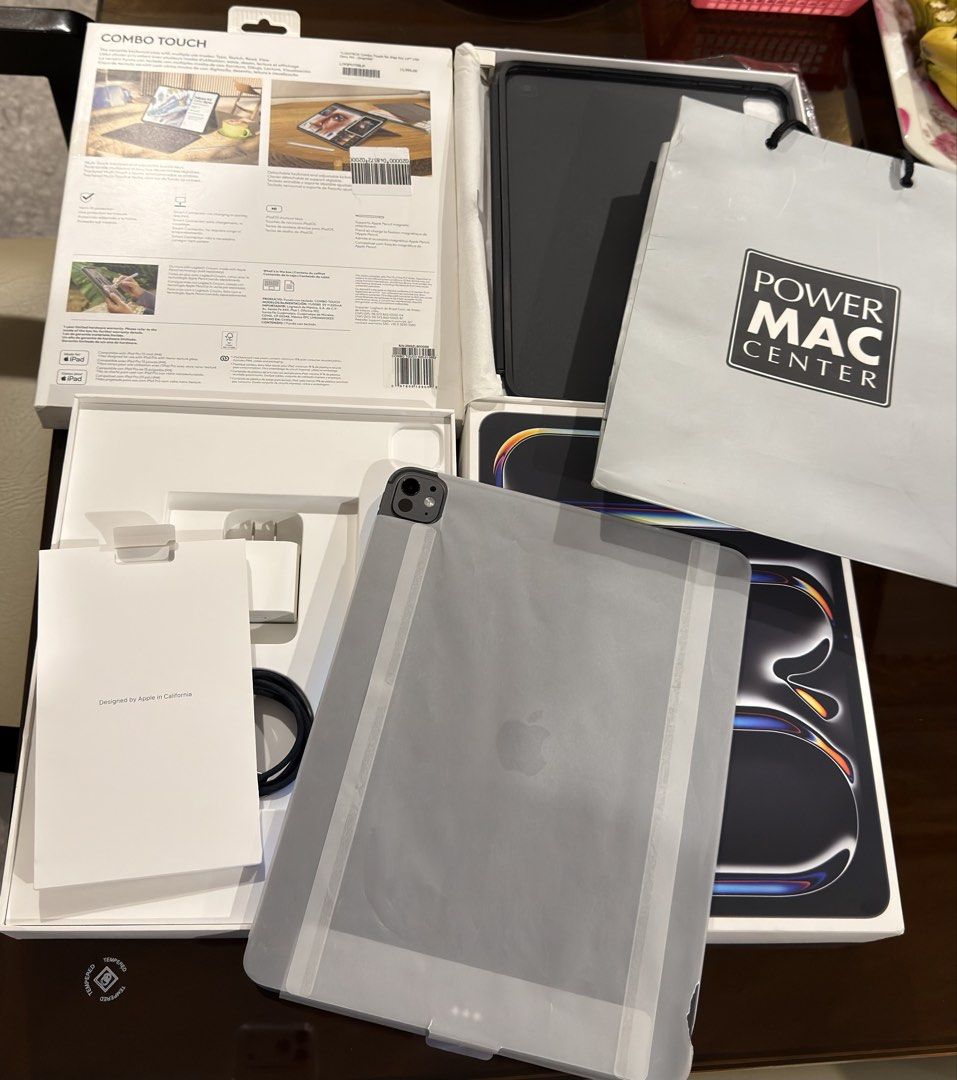 RUSH! iPad Pro 13 M5 + Logitech Keyboard (Category: iPad) located in Makati City. Submitted by beyond199 (Listing ID 1465488609, Image 3). Description: Hi! I am selling my like new Apple iPad Pro 13 M5 (256GB) in Space Black + Logitech Combo Touch Keyboard ALL for 75,995 pesos only. NO SWAPPING. FIXED PRICE. iPad is in excellent condition. No dents. No issues. Screen protected. Powermac purchased last January 2026. Cycle count of 270 with 90% bat