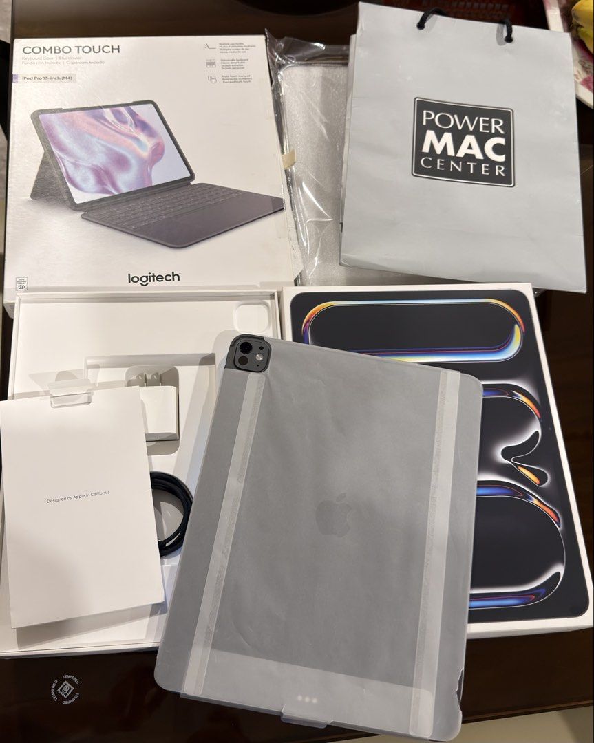 RUSH! iPad Pro 13 M5 + Logitech Keyboard (Category: iPad) located in Makati City. Submitted by beyond199 (Listing ID 1465488609, Image 2). Description: Hi! I am selling my like new Apple iPad Pro 13 M5 (256GB) in Space Black + Logitech Combo Touch Keyboard ALL for 75,995 pesos only. NO SWAPPING. FIXED PRICE. iPad is in excellent condition. No dents. No issues. Screen protected. Powermac purchased last January 2026. Cycle count of 270 with 90% bat
