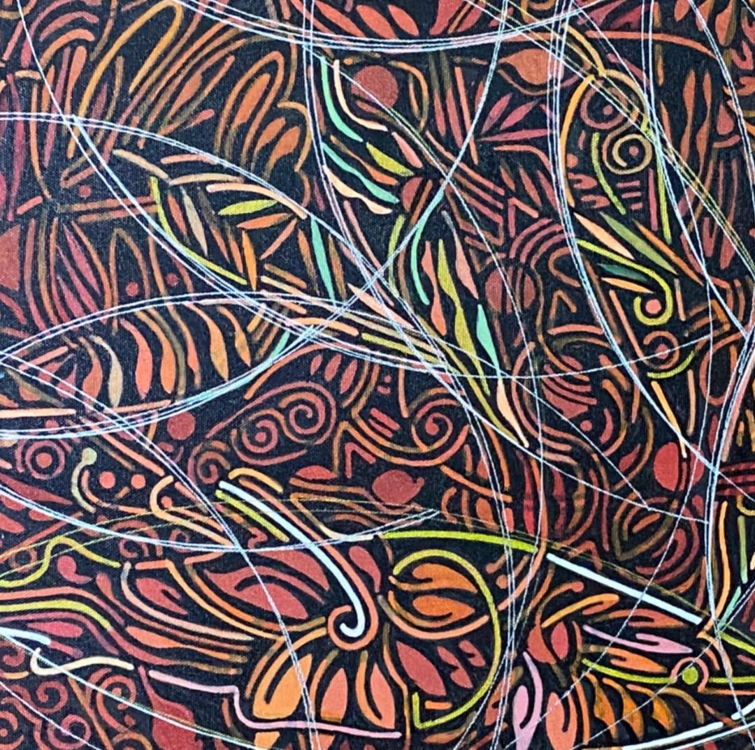 Sacred Earth #26 - Caesario & Turs (Category: Art & Prints) located in Taguig. Submitted by drybrushgallery (Listing ID 1465410074, Image 3). Description: Sacred Earth #26 Caesario & Turs, 2026 Oil and Surfpaint on Canvas Artwork Dimension: 15" x 15" with Certificate of Authenticity PM FOR INQUIRY 0917 565 2917 .