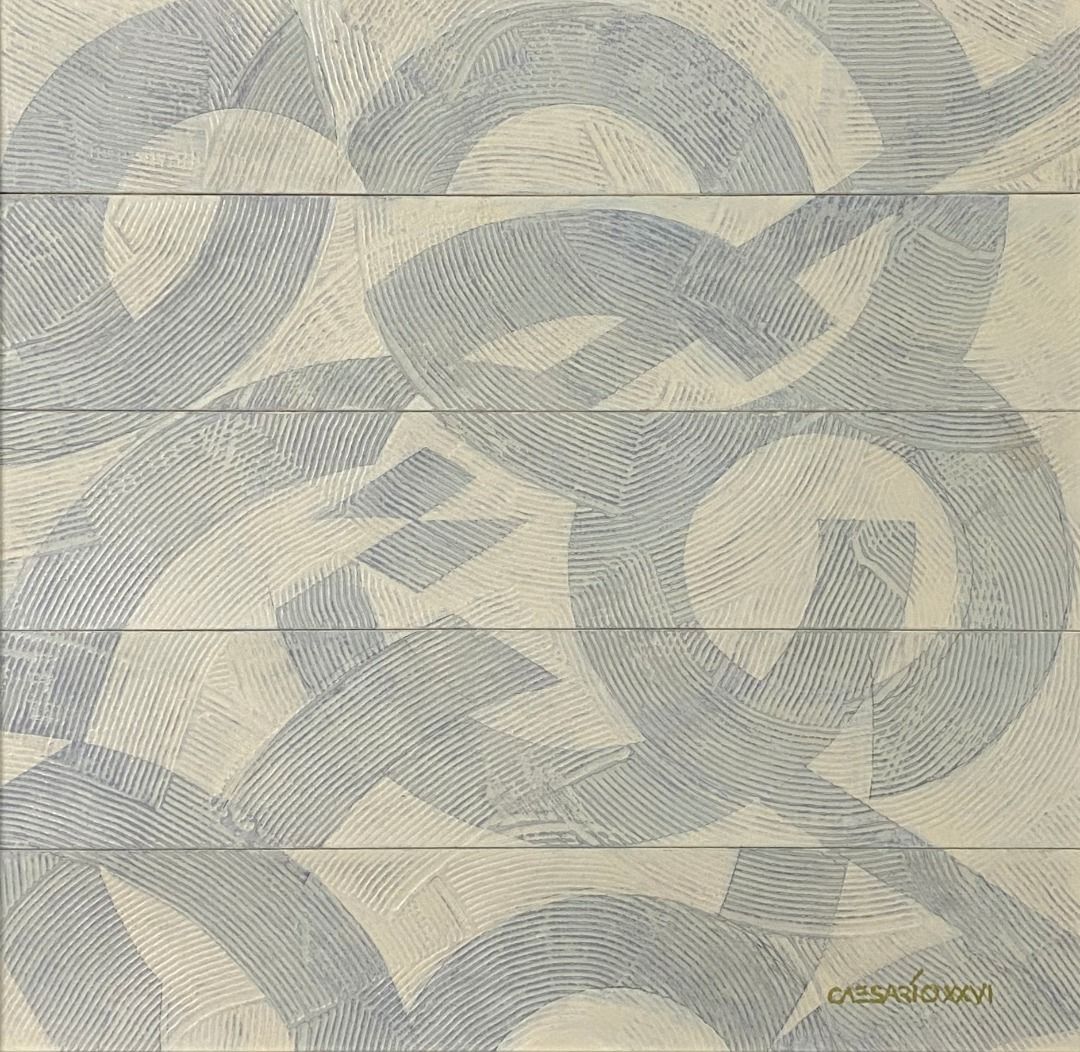 Sacred Earth: Mayon - Caesar "Caesario" Sario (Category: Art & Prints) located in Taguig. Submitted by drybrushgallery (Listing ID 1465429102, Image 1). Description: Sacred Earth: Mayon Caesar "Caesario" Sario, 2026 Enamel on Canvas Artwork Dimension: 20" x 20" with Certificate of Authenticity PM FOR INQUIRY 0917 565 2917 .