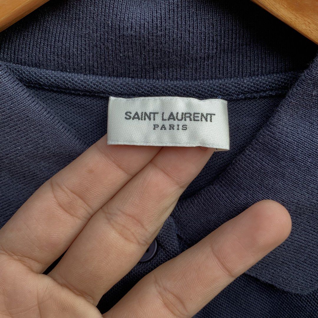 Saint Laurent crop polo womens (Category: Luxury Apparel) located in Manila. Submitted by _thrift.clothes._ (Listing ID 1465480221, Image 3). Description: Size:Medium W:18 L:16 No issue.
