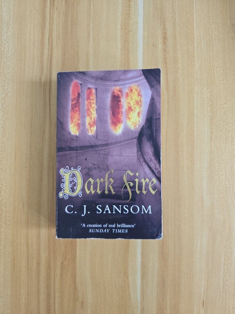 Dark Fire by Cj Sansom (Category: Storybooks) located in Trece Martires City. Submitted by closette.ph (Listing ID 1465405352, Image 1). Description: 💌 click photos to view full item 🌷Genre : Mystery / Thriller - rfs : apartment cleanout 🌸 - Mass-market Paperback Edition - Authentic copy - personal preloved books - has signs of usage - colors may vary due to lighting.