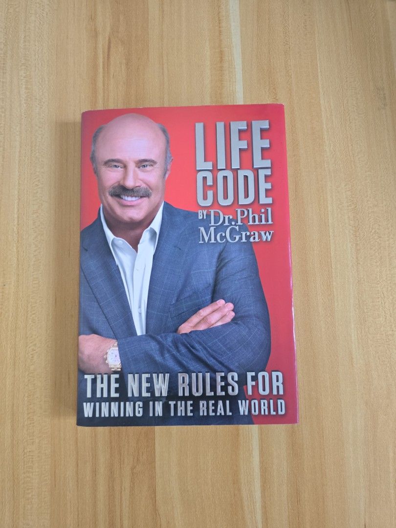 (Hardcover) Life Code by Dr. Phil (Category: Storybooks) located in Trece Martires City. Submitted by closette.ph (Listing ID 1465410572, Image 1). Description: 💌 click photos to view full item 🌷Genre : Psychology / Self-help - rfs : apartment cleanout 🌸 - Hardback Edition, authentic copy - personal preloved books - has signs of usage - colors may vary due to lighting.