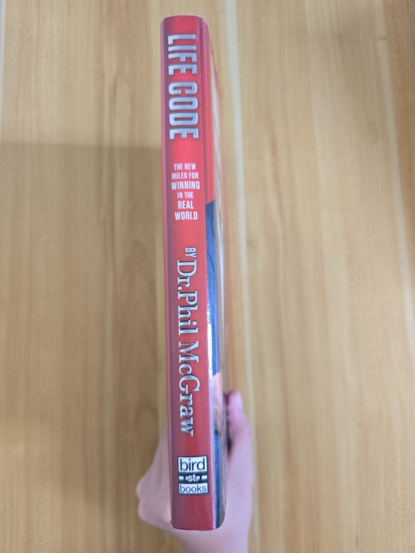 (Hardcover) Life Code by Dr. Phil (Category: Storybooks) located in Trece Martires City. Submitted by closette.ph (Listing ID 1465410572, Image 3). Description: 💌 click photos to view full item 🌷Genre : Psychology / Self-help - rfs : apartment cleanout 🌸 - Hardback Edition, authentic copy - personal preloved books - has signs of usage - colors may vary due to lighting.
