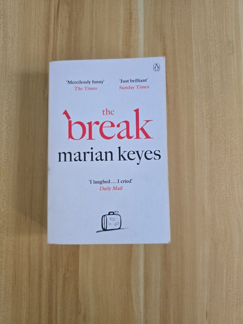 The Break by Marian Keyes (Category: Storybooks) located in Trece Martires City. Submitted by closette.ph (Listing ID 1465412770, Image 1). Description: 💌 click photos to view full item 🌷Genre : Romance - rfs : apartment cleanout 🌸 - Paperback Edition, authentic copy - personal preloved books - has signs of usage - colors may vary due to lighting.