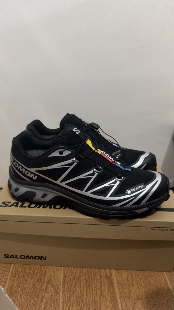 Salomon XT-6 GORE-TEX Black/Silver (Category: Sneakers) located in Mandaluyong City. Submitted by trixiabacay0731 (Listing ID 1465539377, Image 2). Description: 📌 Size: US Men’s 11 💰 Price: ₱14,000 (Negotiable for sure buyer) 📍 Location: Pampanga (Can ship via J&T or LBC) Condition: Like brand new. Only tried on, never worn outside. RFS: A bit tight for me, so letting these go. If we agree on a price, I can ship tomorrow, October 3 (Saturday).