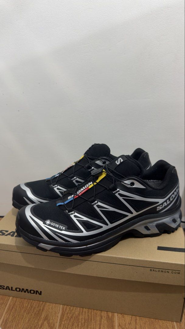 Salomon XT-6 GORE-TEX Black/Silver (Category: Sneakers) located in Mandaluyong City. Submitted by trixiabacay0731 (Listing ID 1465539377, Image 1). Description: 📌 Size: US Men’s 11 💰 Price: ₱14,000 (Negotiable for sure buyer) 📍 Location: Pampanga (Can ship via J&T or LBC) Condition: Like brand new. Only tried on, never worn outside. RFS: A bit tight for me, so letting these go. If we agree on a price, I can ship tomorrow, October 3 (Saturday).