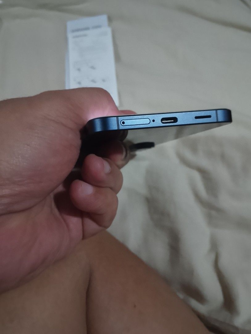 Samsung A57 5g 8/128gb (Category: Samsung) located in Quezon City. Submitted by bigmd (Listing ID 1465494460, Image 2). Description: Samsung A57 5g 8/128gb blue new complete with unused accesories opened box for checking only Rfs: extra phone .