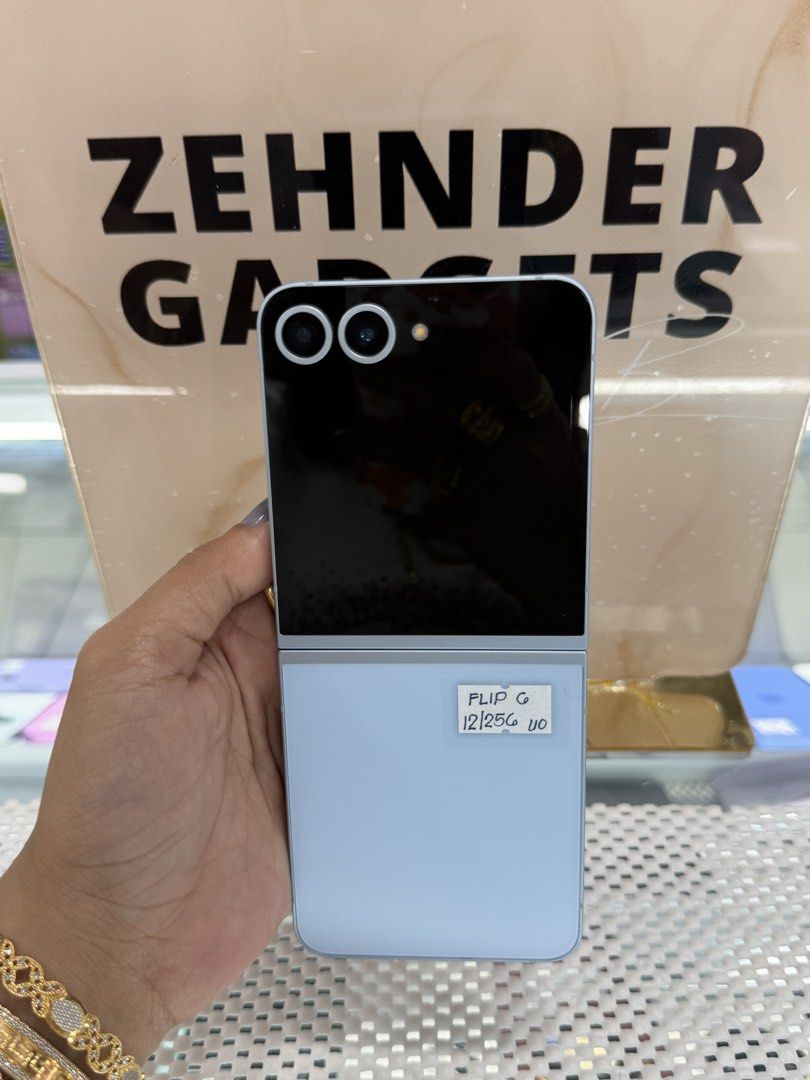 SAMSUNG FLIP 6 12/256GB OPENLINE (NTC APPROVED) (Category: Samsung) located in San Juan City. Submitted by desireebayal96 (Listing ID 1465557968, Image 1). Description: SAMSUNG GALAXY FLIP 6 * 12/256GB * NTC APPROVED * OPENLINE * ANY SIM * 98% SMOOTH * NO ISSUE * NO HISTORY OF REPAIR * NO AMOLED BURN * NO DEAD PIXEL * WITH CORD TYPE C OPEN FOR COD SAME DAY DELIVERY PLUS SHIPPING FEE MESSAGE ME DIRECTLY FOR MORE INFO Store located📍2nd floor Vmall