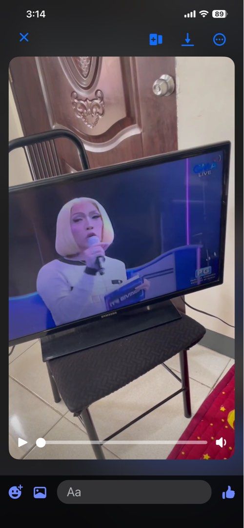 Samsung TV (Category: TV) located in Manila. Submitted by shopstuff (Listing ID 1465437169, Image 1). Description: BEST BUY Samsung Tv 32 inches ❌ not Smart tv no remote Marikina Area Happy Shopping🥰.