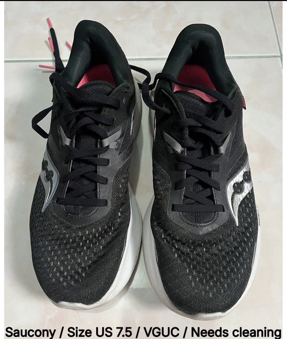 Saucony ride 16 us 7.5 (Category: Sneakers) located in Manila. Submitted by lhieriv (Listing ID 1465414314, Image 1). Description: Saucony ride 16 In very good used condition Size US 7.5 I usually wear a size US 7, but I sized up for these shoes because they are much more comfortable .