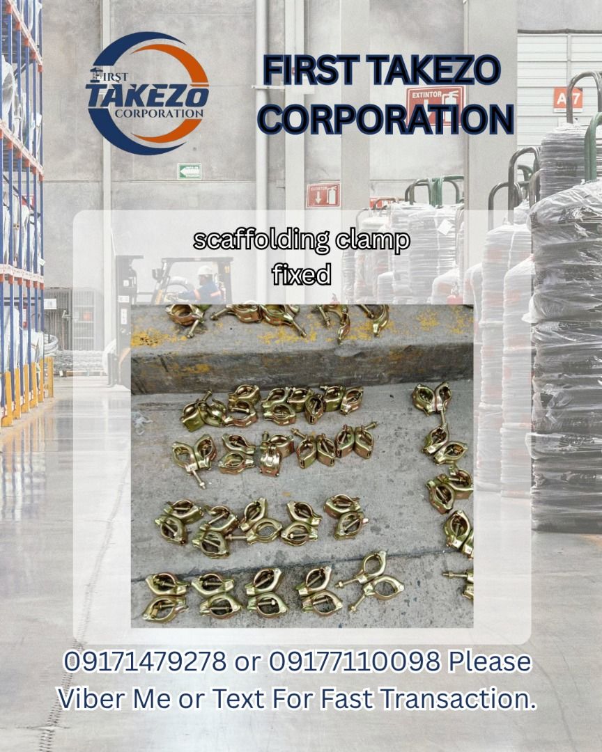 scaffolding clamp fixed (Category: Everything Else Others) located in Manila. Submitted by joeyroque09 (Listing ID 1465431143, Image 1). Description: scaffolding clamp fixed.