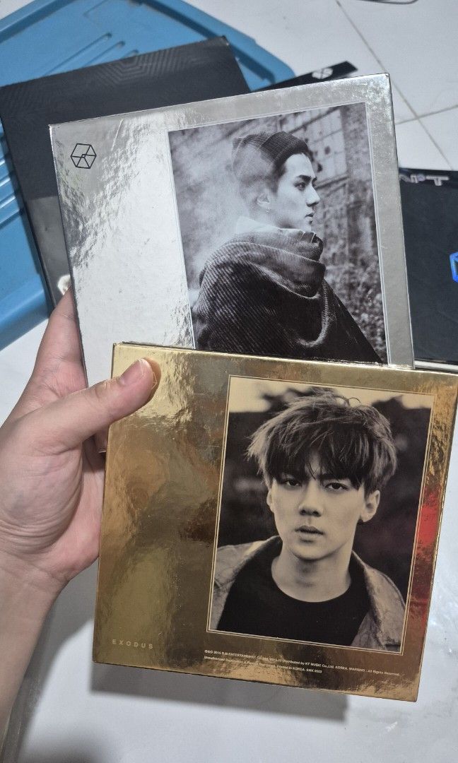 SEHUN EXODUS - ALBUM (Category: CDs & DVDs) located in Manila. Submitted by shadeysales (Listing ID 1465443825, Image 1). Description: Takeall: 450 'Wag na po tumawad sobrang mura na po 😊 Rfs: need money Lalamove/LBC: Shouldered by the buyer Meetup: Megamall, Shangri-la Mall, Guadalupe, Makati City Hall.