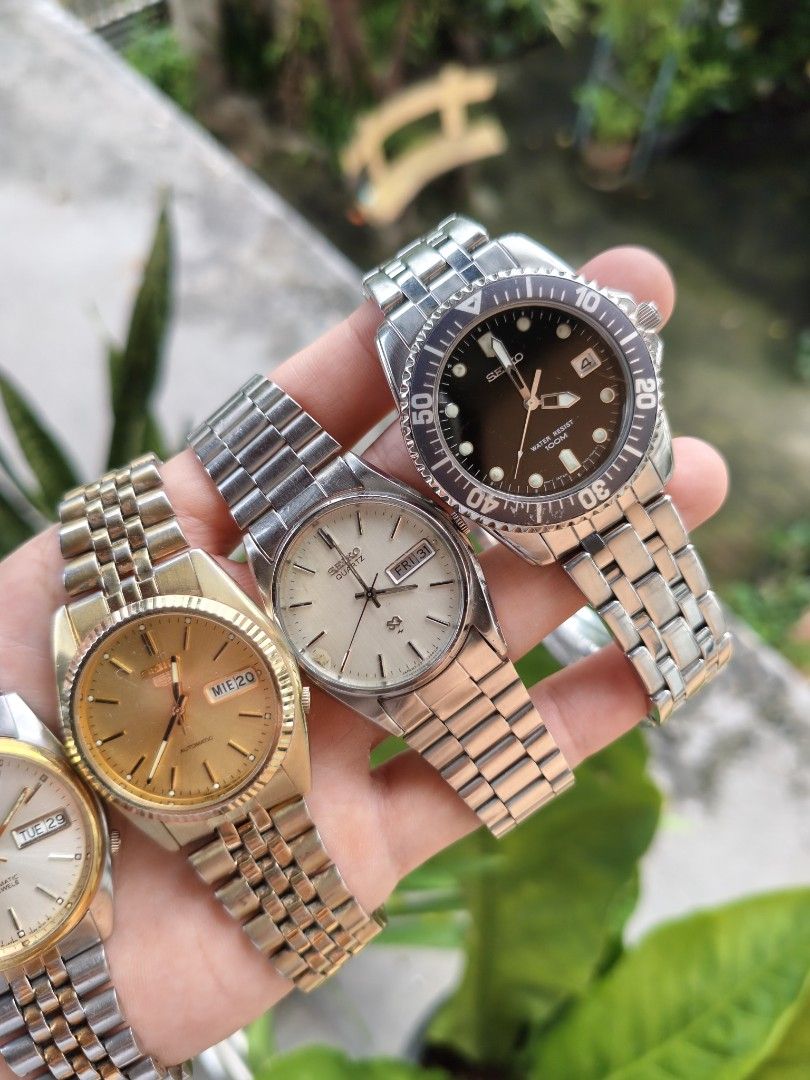 Seiko Vintage Watches (Category: Men's Watches) located in Tarlac. Submitted by irishign0593824 (Listing ID 1465529651, Image 2). Description: take all negotiable pa! offer lang..