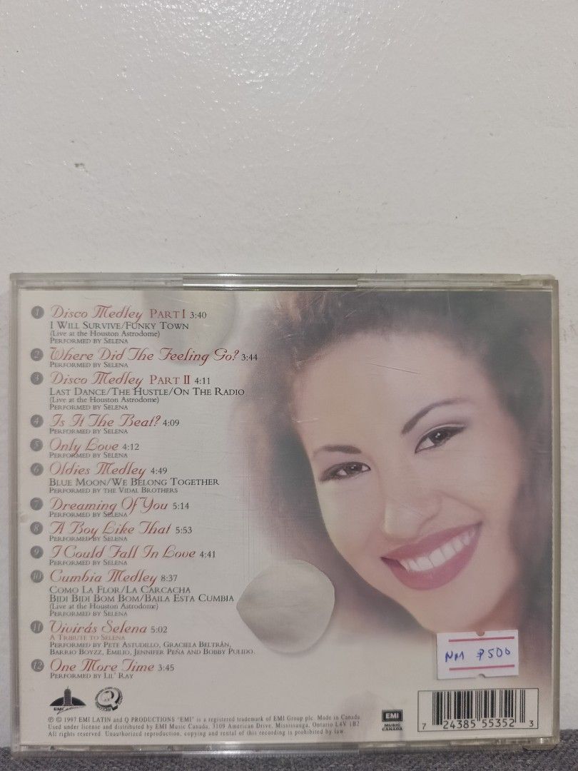 Selena - Original Soundtrack (Category: CDs & DVDs) located in Cavite. Submitted by bodega_ni_kiks11 (Listing ID 1465455324, Image 2). Description: .