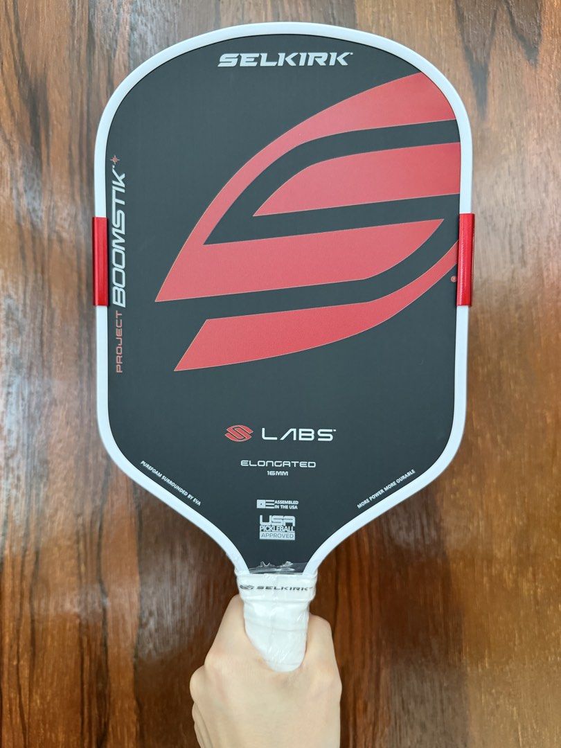 Selkirk Boomstik 16mm Pickleball Paddle (Category: Racket and Ball Sports) located in Quezon City. Submitted by abo0o (Listing ID 1465434365, Image 3). Description: - BRAND NEW - Gritty.