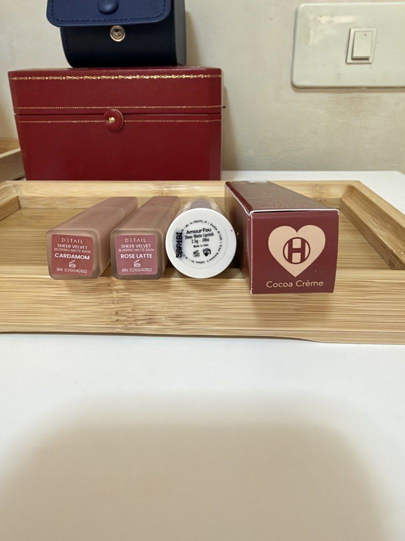 Sephora and Local Lip Bundle [Ole Henrikswn, Violette_FR] (Category: Makeup) located in Cebu City. Submitted by coffeebooksandcases (Listing ID 1465390459, Image 3). Description: Sephora and Local Lip Bundle [Ole Henrikswn, Violette_FR] ▪️Php 2,800 (price is fixed) Inclusions: ▪️Ole Henriksen Pout Preserve Peptide Lip Treatment Shade: Cocoa Creme Condition: Brand New / Unopened ▪️ Violette_FR Bisou Balm Shade: Amour Fou Condition: Lightly Used (s