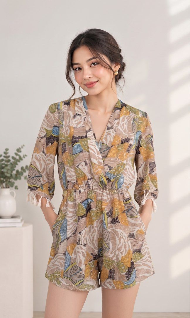 Sexy Romper 🌸 (Category: Rompers) located in Nabua. Submitted by prlvdthgss (Listing ID 1465499141, Image 1). Description: The first photo is AI-generated ✨ RFS: Hindi na kasya. Lakas maka-sexy nitong romper na ‘to. 💯 Best fit small-medium 💖 Price+sf Gcash/Maribank 📍camsur, bicol .