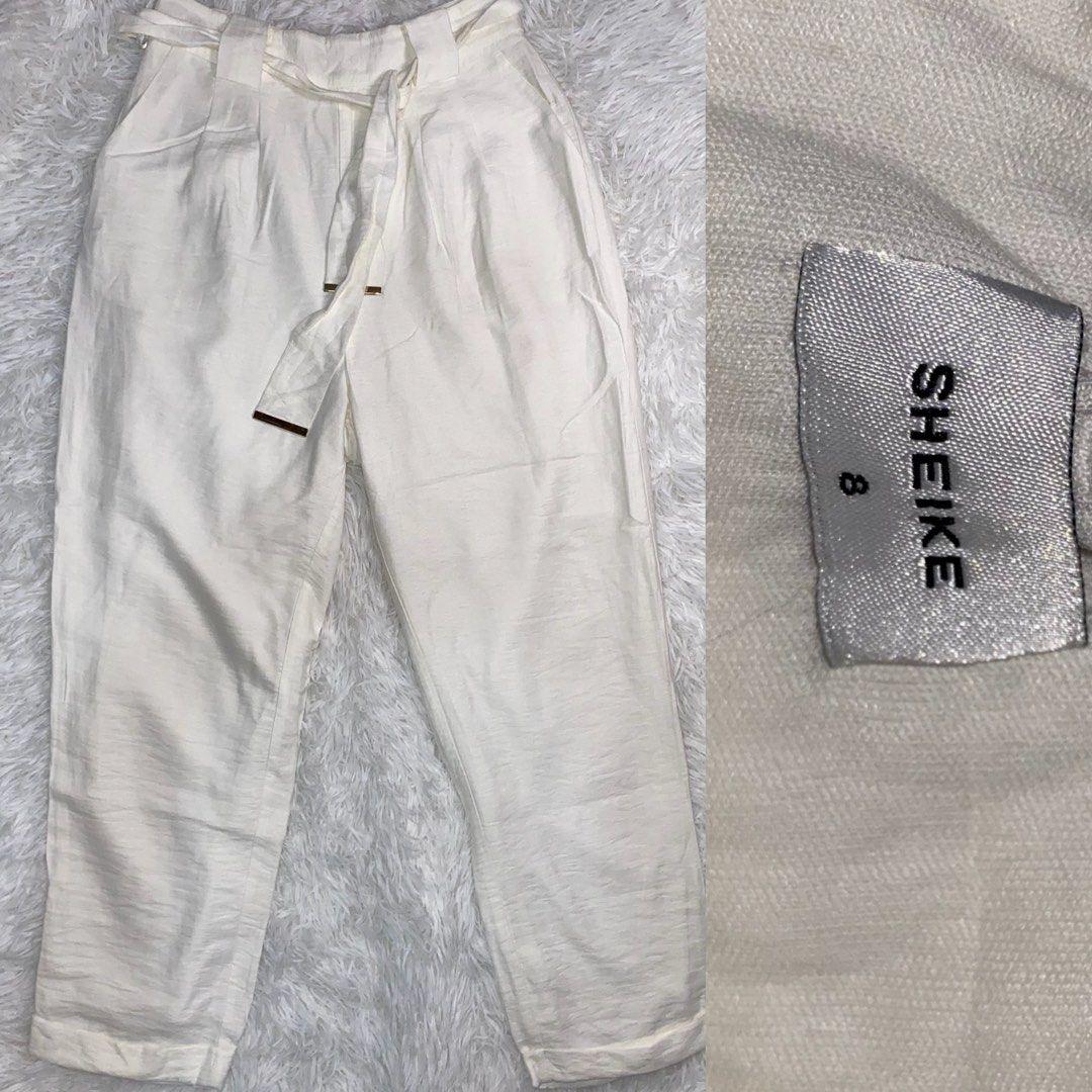 SHEIKE belted pants (Category: Other Bottoms) located in General Trias. Submitted by aandrcollections (Listing ID 1465402693, Image 1). Description: SZ 8 Waist-28-29” Length-37”.