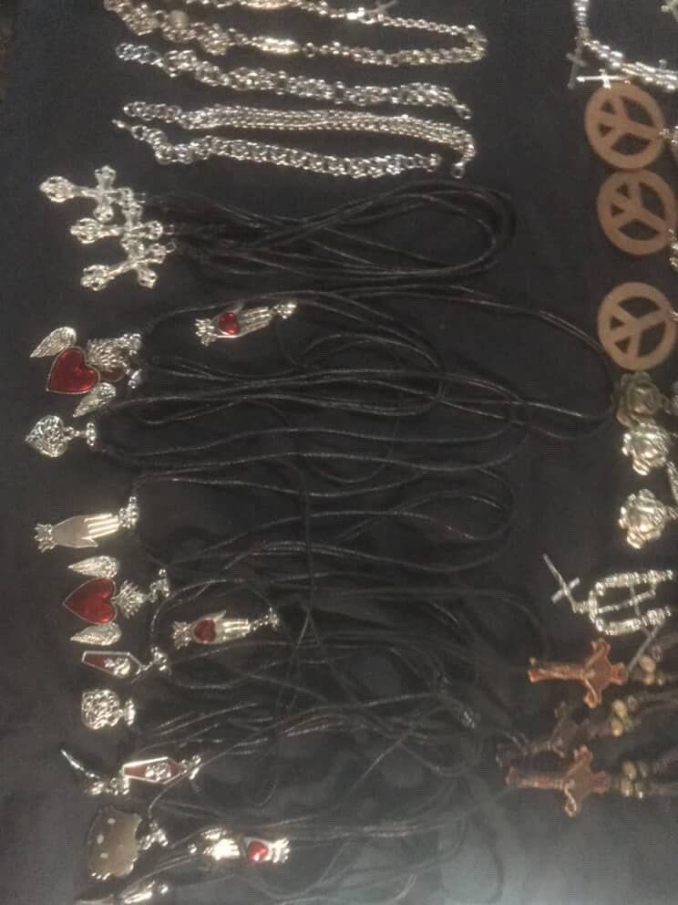 Silver-Tone Beaded Necklace (Category: Necklaces) located in Manila. Submitted by sophialeigh (Listing ID 1465521050, Image 3). Description: handmade jewelry - stainless - adjustable - non tarnish 🏷️ alt y2k beads chainmail accessories gothic .