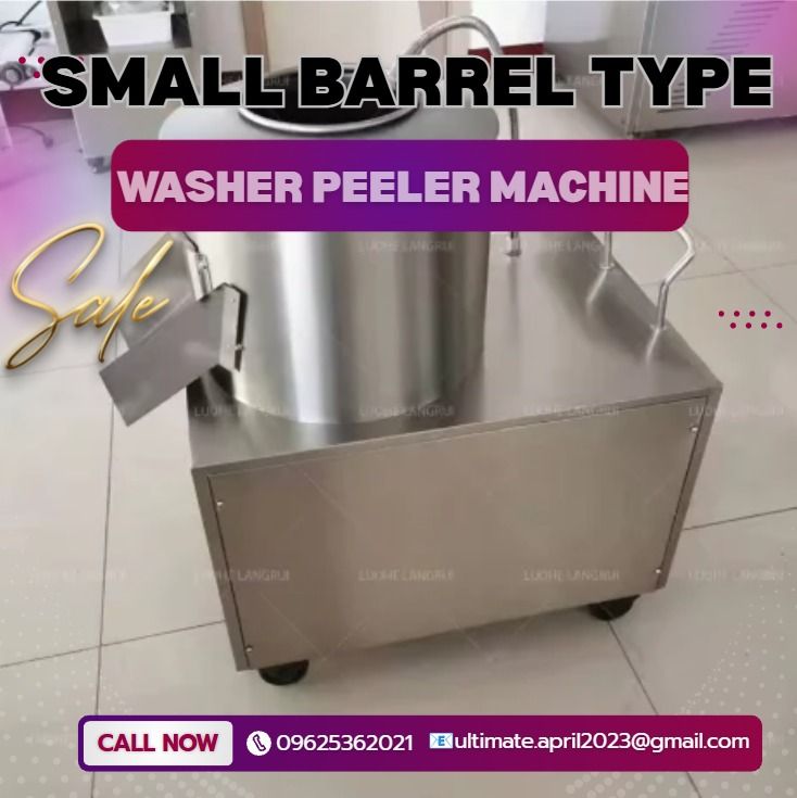 Small Barrel Type Washer Peeler Machine For Sale (Category: Other Home Appliances) located in Caloocan City. Submitted by coolstorm-71de73 (Listing ID 1465464123, Image 1). Description: ✅ Big discount for orders ✅ 100% LEGIT TRUSTED SUPPLIER! ✅ With Complete Legal Documents ✅ BIR Registered Model:TP-10 Power/Voltage: 0.75kw/220v Weight: 60KG Dimension: 690*430*860mm Capacity: 150kg/h Units price : 125,100 Small Barrel type washer peeler machine -