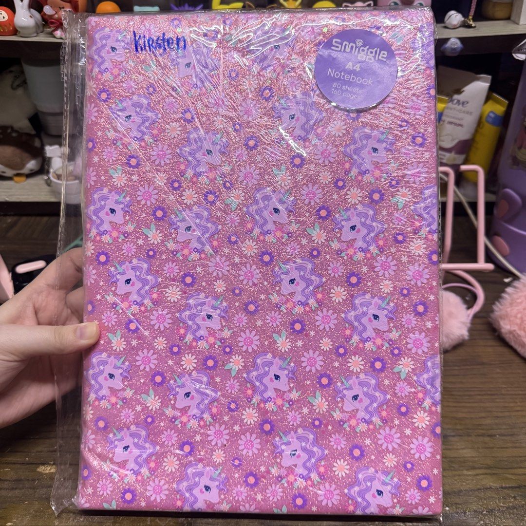 smiggle A4 notebook (Category: Stationery & School Supplies) located in Mandaluyong City. Submitted by snowluna (Listing ID 1465502670, Image 1). Description: • brand new • original smiggle mop: gcash.
