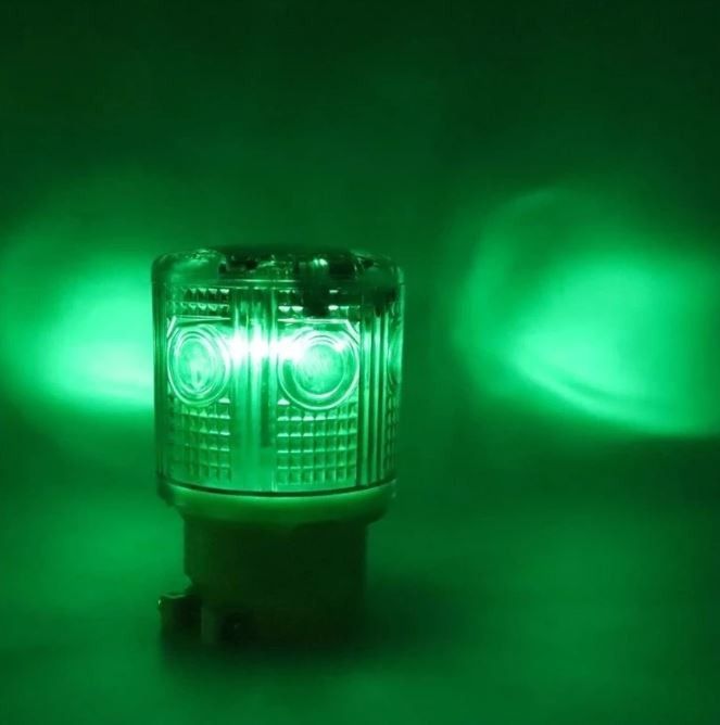 Solar Flashing Blinker Warning Light Green, Red (Category: Industrial Equipment) located in Manila. Submitted by bellenn (Listing ID 1465404041, Image 3). Description: Color: Red, Green Size: 12cm x 8cm Weight: 0.2kg Blinking No switch/ Automatic 6 pcs of led bulb light Battery capacity: 2.4v 1300mAh Solar panel: 0.3w 6v 50mA Waterproof: IP65 Mode flash 110 times/min Visual distance: ≥ 500m (in the dark) Brightness: 100LM This solar warning light