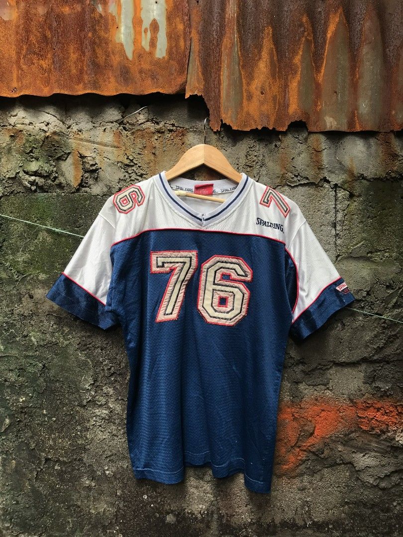Spalding jersey (Category: Tshirts & Polo Shirts ) located in Manila. Submitted by thriftnicarl.3 (Listing ID 1465506676, Image 1). Description: Spalding jersey Sizes - medium to large Dimes - W 22L 27.4 Price - 550 freeship 🏷via jnt.