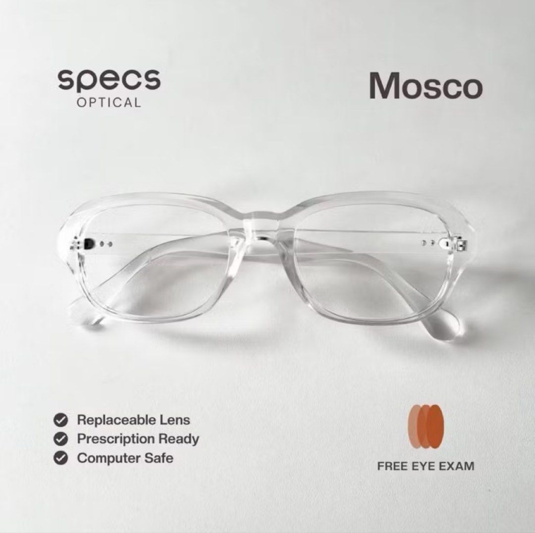 SPECS OPTICAL - MOSCO (Category: Sunglasses & Eyewear) located in Manila. Submitted by lalalalaa23 (Listing ID 1465577266, Image 1). Description: Never used it and have always been in its case.
