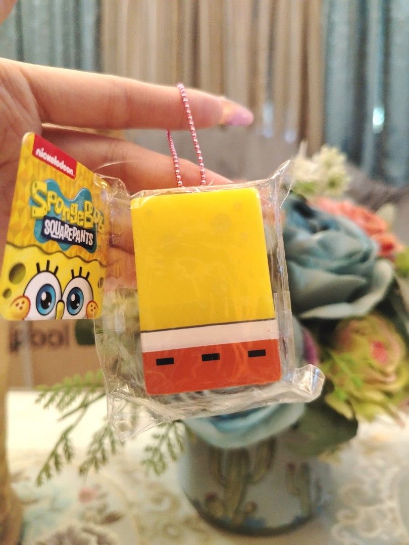 SpongeBob SquarePants Soft Vinyl Keychain (Category: Character Goods) located in San Fernando. Submitted by jpmarketplace2023 (Listing ID 1465489798, Image 3). Description: 💚 All items are authentic from Japan. 💛 MOP: GCash (❌️ GCash Protect) 🩵 MOD: LBC only (❌️ S. Checkout, COD, COP) 💙 Meet-up: Vista Mall, San Fernando, Pampanga 💜 All items are on-hand. 🧡 First to pay gets the item first. ❤️ Breakable items are packed with care and caution