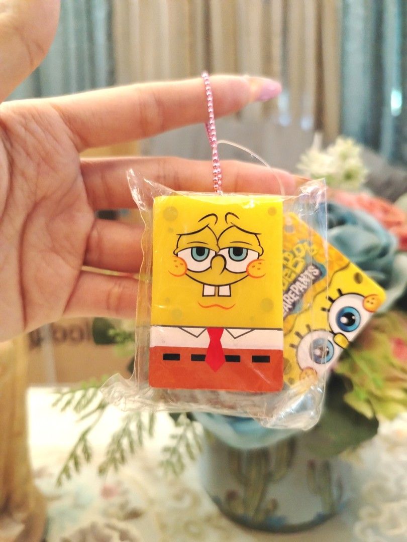 SpongeBob SquarePants Soft Vinyl Keychain (Category: Character Goods) located in San Fernando. Submitted by jpmarketplace2023 (Listing ID 1465489798, Image 1). Description: 💚 All items are authentic from Japan. 💛 MOP: GCash (❌️ GCash Protect) 🩵 MOD: LBC only (❌️ S. Checkout, COD, COP) 💙 Meet-up: Vista Mall, San Fernando, Pampanga 💜 All items are on-hand. 🧡 First to pay gets the item first. ❤️ Breakable items are packed with care and caution
